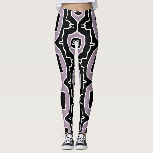 Leggings Classique multicolore branché "Ratti_Creative_Arts (Devant)