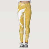 Leggings Classique Or Enchantant Fée Blanche (Devant)