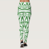 Leggings Classique vert moderne "Ratti_Creative_Arts" (Dos)