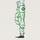 Leggings Classique vert moderne "Ratti_Creative_Arts" (Gauche)