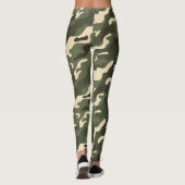 Leggings Classiques à Imprimé Camouflage - Impress (Dos)
