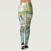 Leggings Claude Monet. Baignoires à La Grenouillère (Dos)