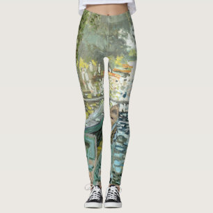 Leggings Claude Monet. Baignoires à La Grenouillère