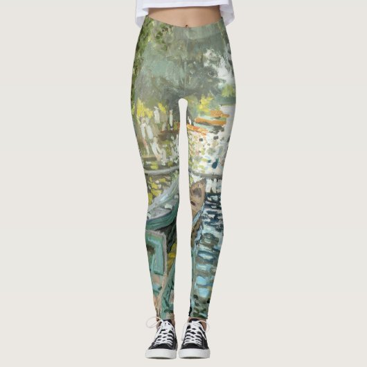 Leggings Claude Monet. Baignoires à La Grenouillère (Devant)