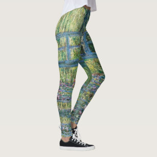Leggings Claude Monet - Bassin de nymphéas, Harmonie verte