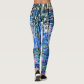Leggings Claude Monet célèbre peinture, Water-Lilies (1919 (Dos)