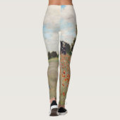 Leggings Claude Monet - Champ de coquelicots (Dos)