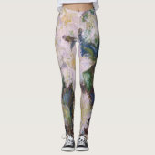 Leggings Claude Monet - Clematis blanc (Devant)