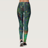 Leggings Claude Monet - Coin d'un étang avec des Nénuphars (Dos)