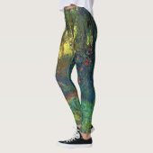 Leggings Claude Monet - Coin d'un étang avec des Nénuphars (Gauche)