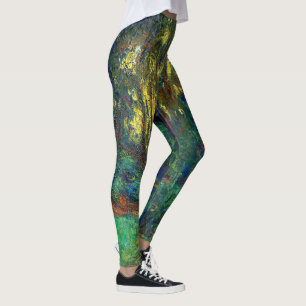 Leggings Claude Monet - Coin d'un étang avec des Nénuphars