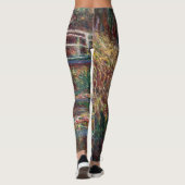 Leggings Claude Monet - Eau Lily étang, Harmonie rose (Dos)