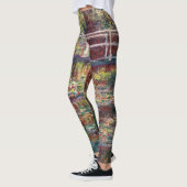 Leggings Claude Monet - Eau Lily étang, Harmonie rose (Gauche)