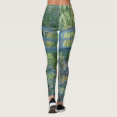 Leggings Claude Monet - Eau Lily étang, Harmonie verte (Dos)