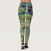 Leggings Claude Monet - Etang Lily et Pont Japonais (Dos)