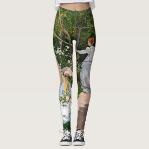 Leggings Claude Monet - Femmes dans le jardin