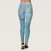 Leggings Claude Monet House of Parliament Londres. Bleu (Dos)