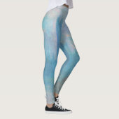 Leggings Claude Monet House of Parliament Londres. Bleu (Droite)