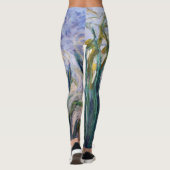 Leggings Claude Monet - Iris jaunes et violets (Dos)