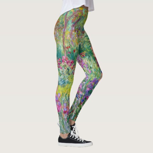 Leggings Claude Monet - Le jardin d'Iris à Giverny (Droite)