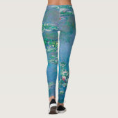 Leggings Claude Monet. L'Eau Est Nichée. Impressionnisme fr (Dos)