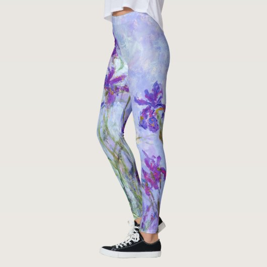 Leggings Claude Monet - Lilac Irises / Iris Mauves (Gauche)