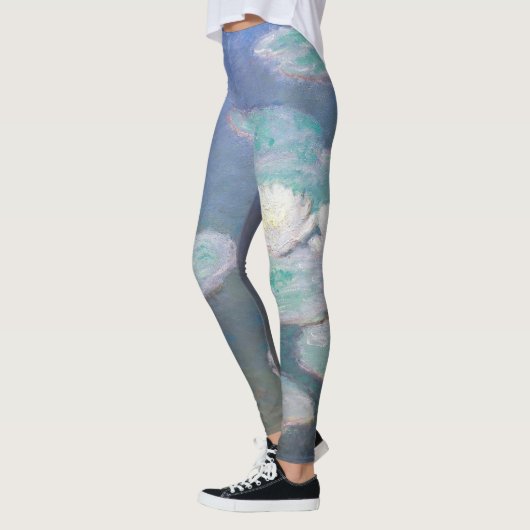Leggings Claude Monet - Lys à eau, effet du soir (Gauche)