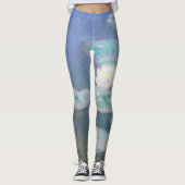 Leggings Claude Monet - Lys à eau, effet du soir (Devant)