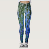 Leggings Claude Monet - Lys d'eau avec saule plumant (Devant)