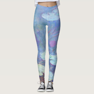Leggings Claude Monet Pink Water Liliers GalleryHD Fine Art
