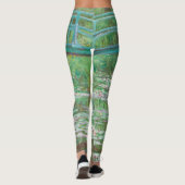 Leggings Claude Monet pont de football japonais. Impression (Dos)