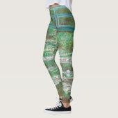Leggings Claude Monet pont de football japonais. Impression (Gauche)