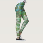 Leggings Claude Monet pont de football japonais. Impression (Droite)