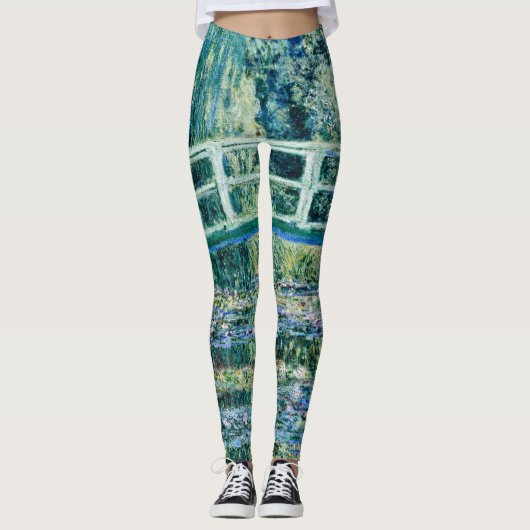 Leggings Claude Monet - Pont D'Eau Et Pont Japonais (Devant)