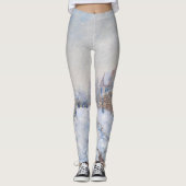Leggings Claude Monet - Scène de neige à Argenteuil (Devant)