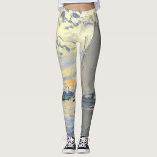 Leggings Claude Monet - Voilier Au Petit Gennevilliers