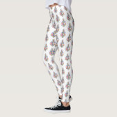 Leggings Clé de fer avec roses roses roses (Gauche)