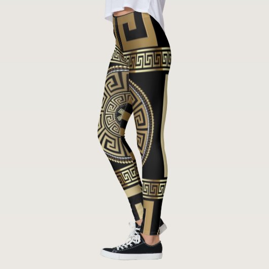 Leggings clés grecques d'or (Gauche)