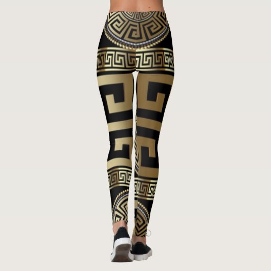 Leggings clés grecques d'or (Dos)