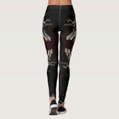 Leggings Clés Métalliques Steampunk Chic (Dos)