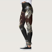Leggings Clés Métalliques Steampunk Chic (Gauche)