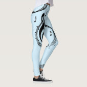 Leggings Climacic G Clef Music Blue (Droite)