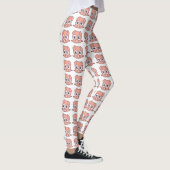 Leggings Clipart mignon de porc (Droite)