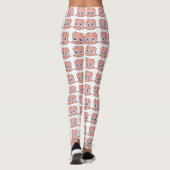 Leggings Clipart mignon de porc (Dos)