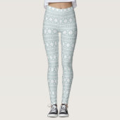 Leggings Cloud Blue Fair Isle (Devant)