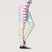 Leggings Cloud de mot communautaire LGBTQ+ SlipperyJoe (Droite)