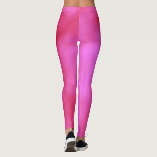 Leggings Cloud rose Abstrait (Dos)