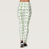 Leggings Clover Shamrock vert de la Saint Patrick (Dos)