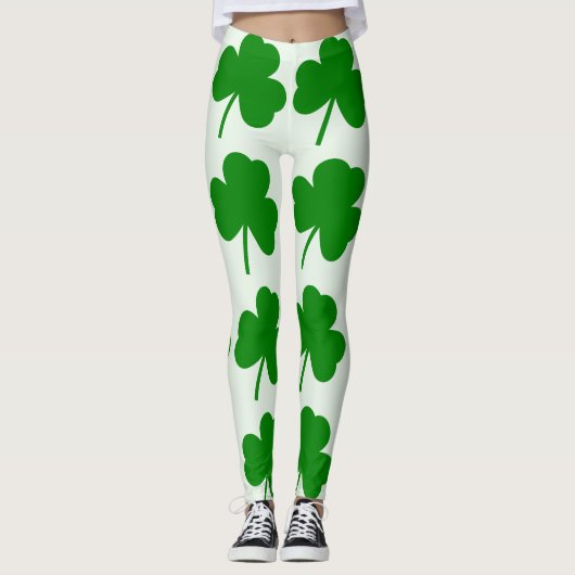 LEGGINGS CLOVER ST. PATRICK'S DAY LEGINGS (Devant)