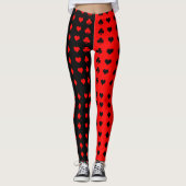 Leggings Clubs, pique, coeur, diamants - cool (Devant)